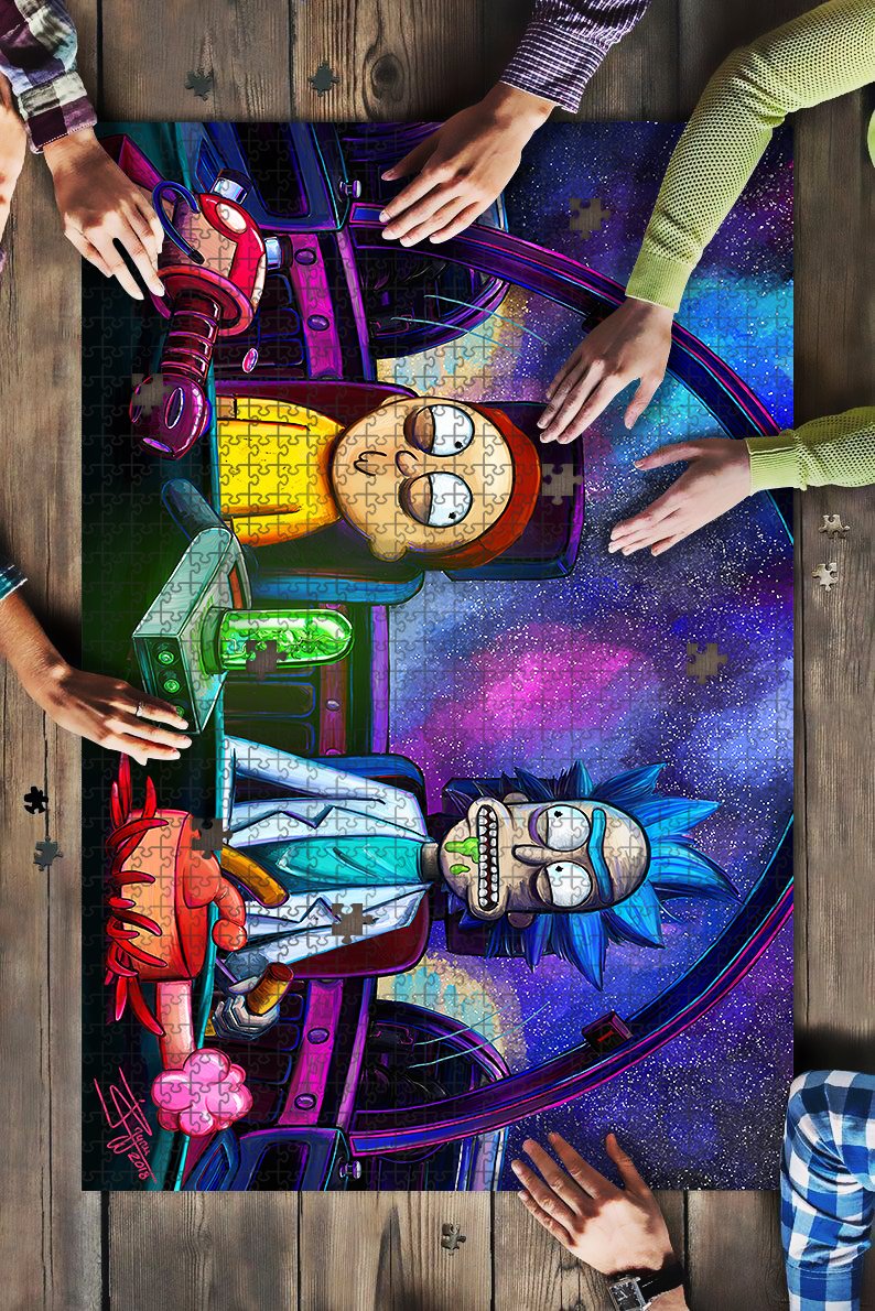 Rick And Morty Space Jigsaw Puzzle