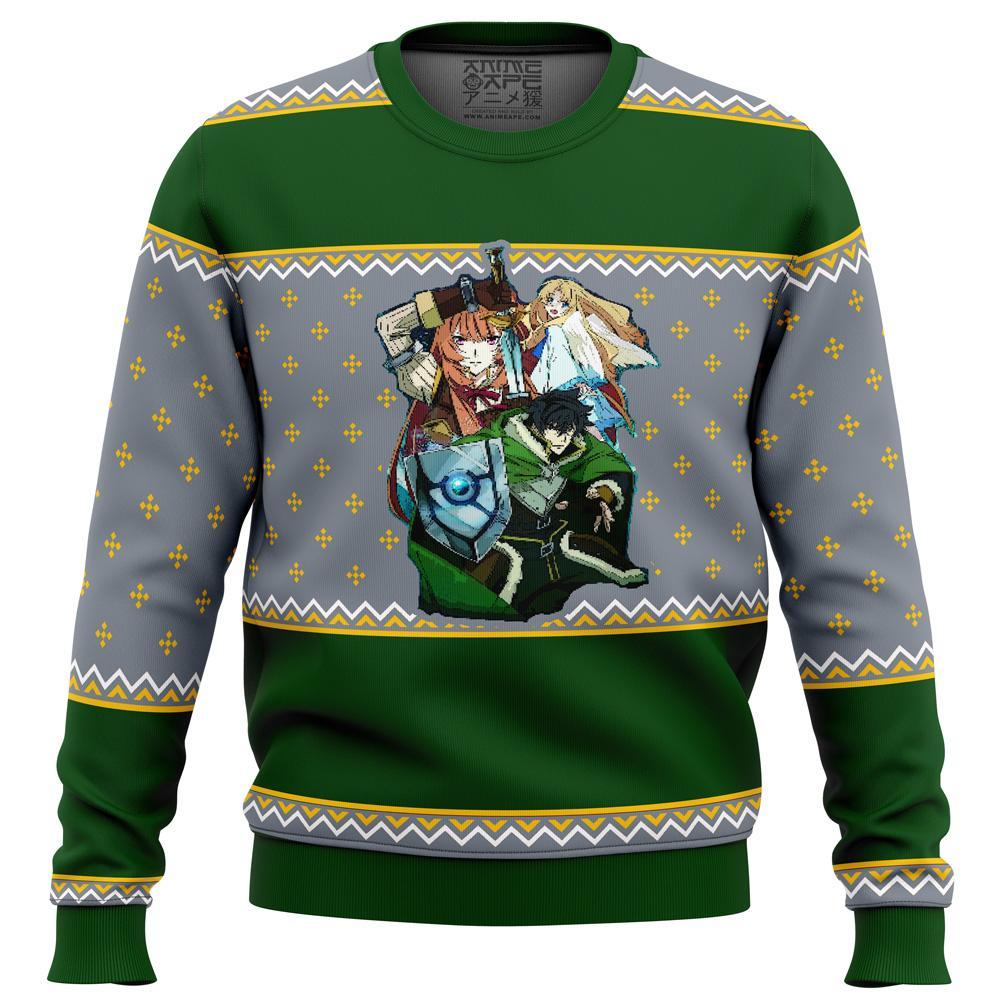 Rising Of The Shield Hero Characters Premium Ugly Christmas Sweater Amazing Gift Idea Thanksgiving Gift