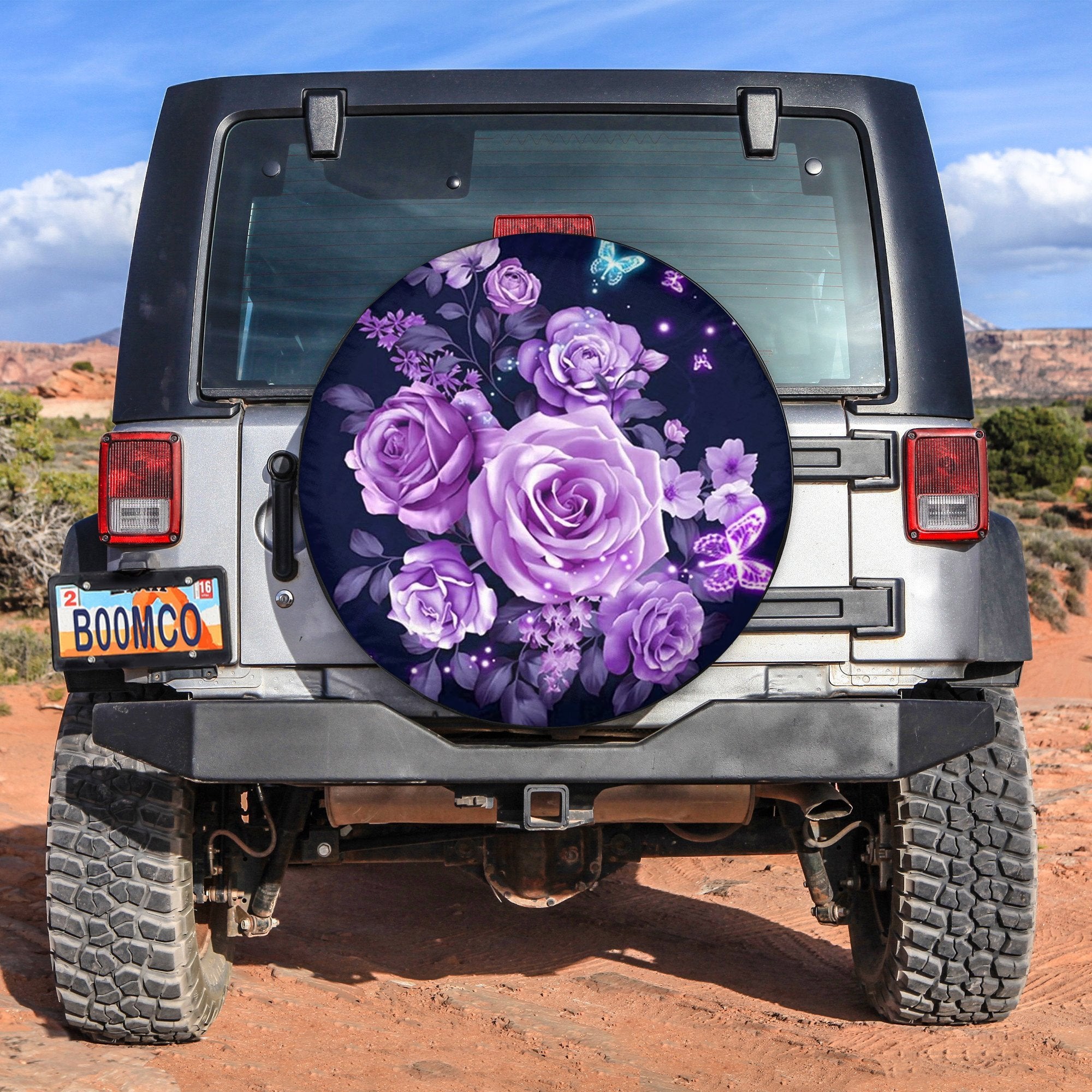 Rose Spare Tire Cover Gift For Campers