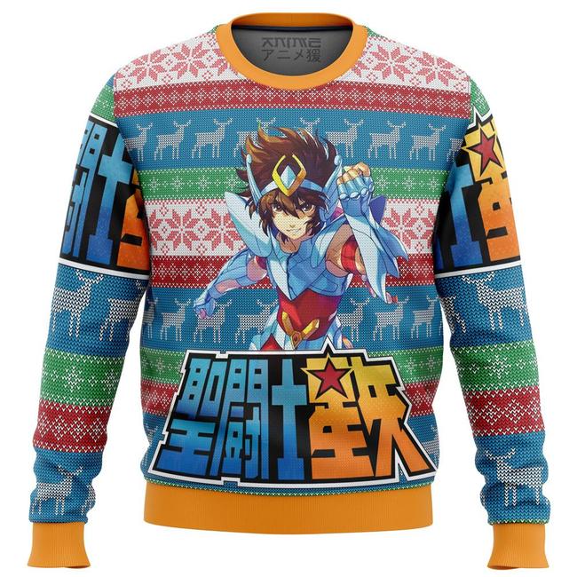 Saint Seiya Alt Premium Ugly Christmas Sweater Amazing Gift Idea Thanksgiving Gift