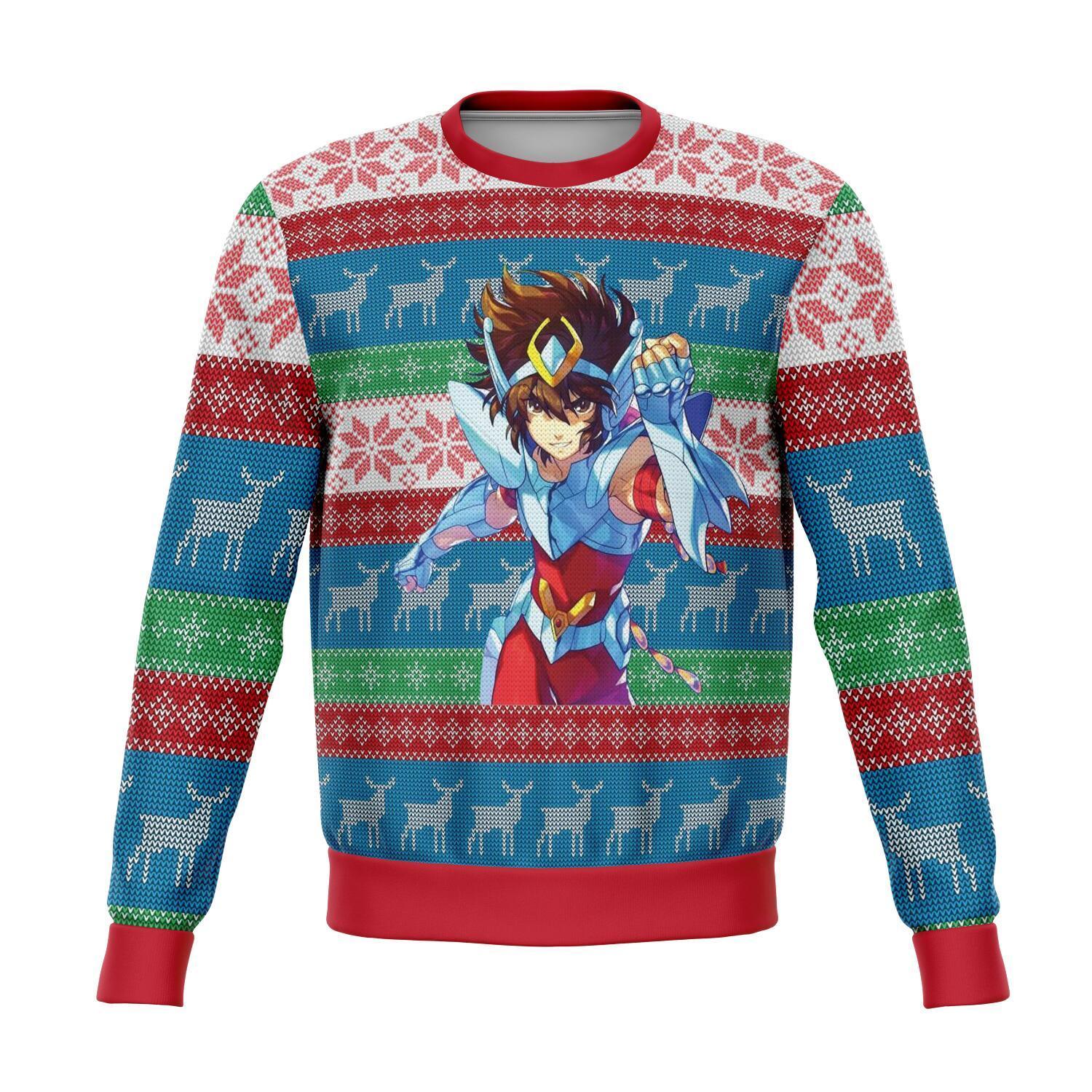 Saint Seiya Premium Ugly Christmas Sweater Amazing Gift Idea Thanksgiving Gift