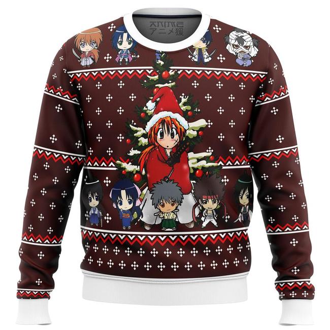 Samurai X Premium Ugly Christmas Sweater Amazing Gift Idea Thanksgiving Gift