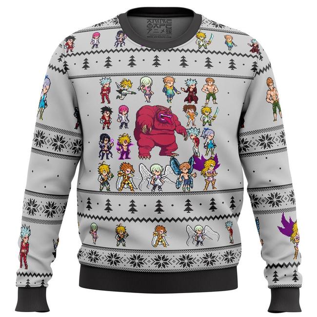 Seven Deadly Sins Sprites Premium Ugly Christmas Sweater Amazing Gift Idea Thanksgiving Gift