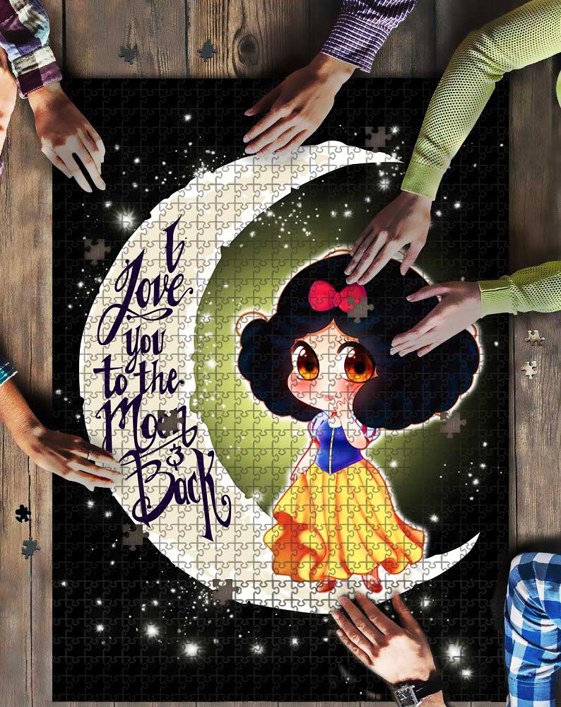 Snow White Love To The Moon Mock Jigsaw Puzzle Kid Toys