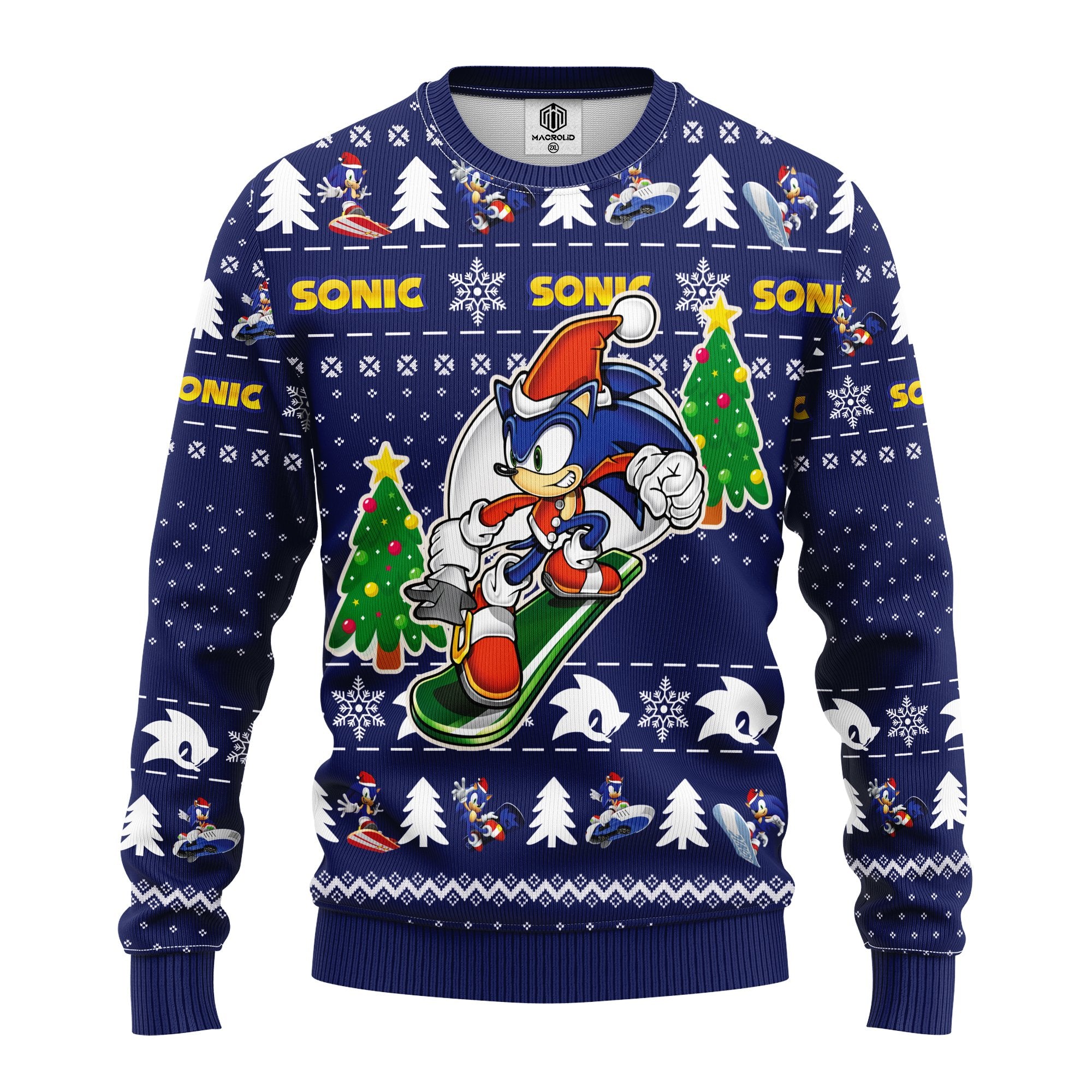 Sonic The Hedgehog Ugly Christmas Sweater 1 Amazing Gift Idea Thanksgiving Gift