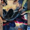 Spiderman Vs Dark Spiderman Mock Jigsaw Puzzle