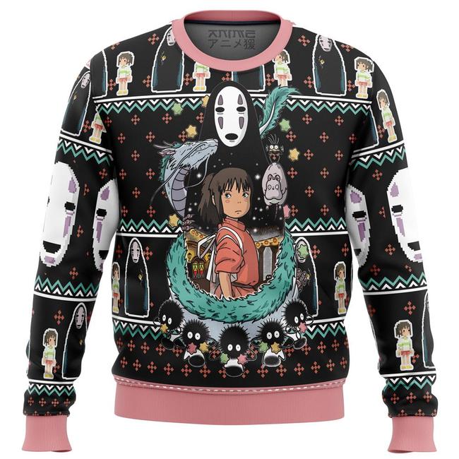 Spirited Away Avatar Premium Ugly Christmas Sweater Amazing Gift Idea Thanksgiving Gift