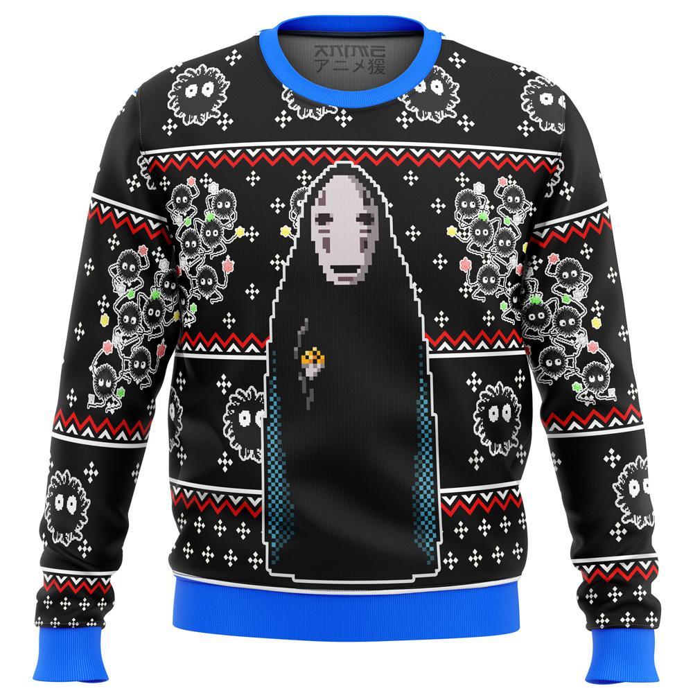 Spirited Away No Face Premium Ugly Christmas Sweater Amazing Gift Idea Thanksgiving Gift