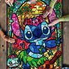 Stitch Glass Cute Jigsaw Puzzle