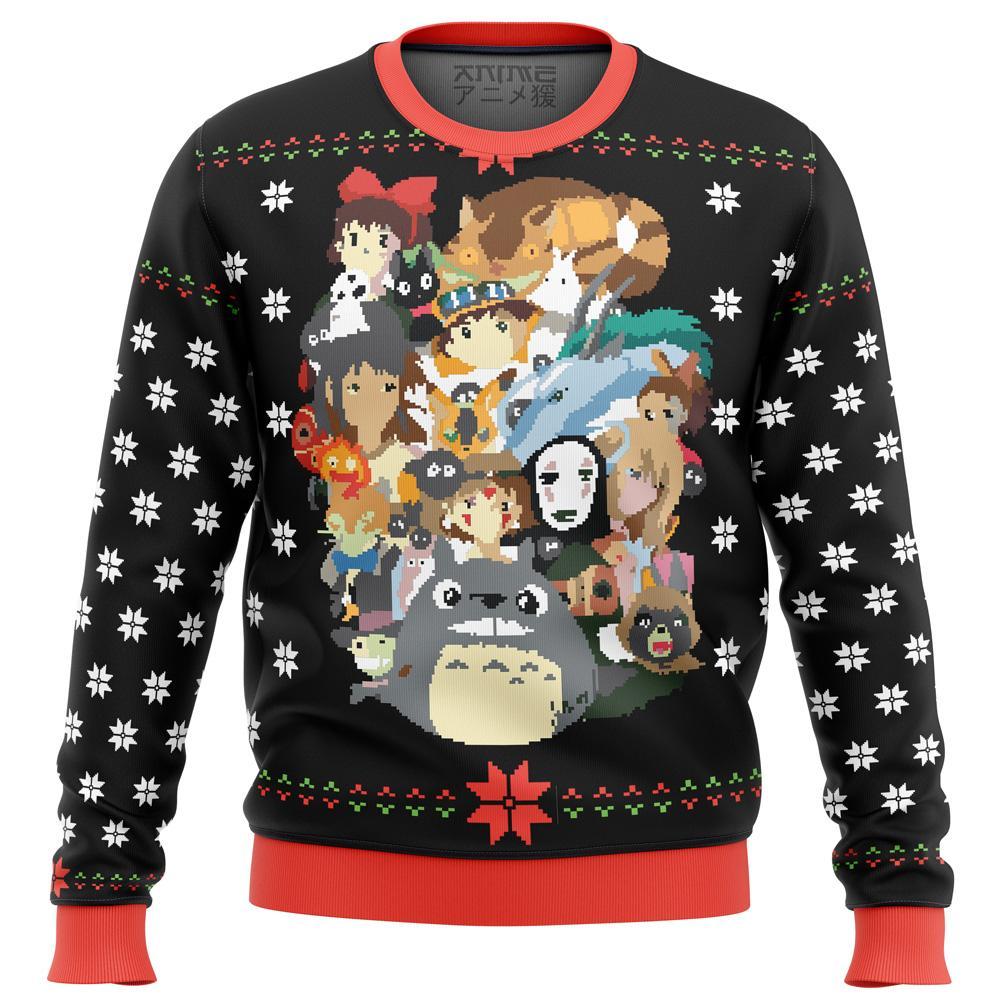 Studio Ghibli Xmas Main Premium Ugly Christmas Sweater Amazing Gift Idea Thanksgiving Gift