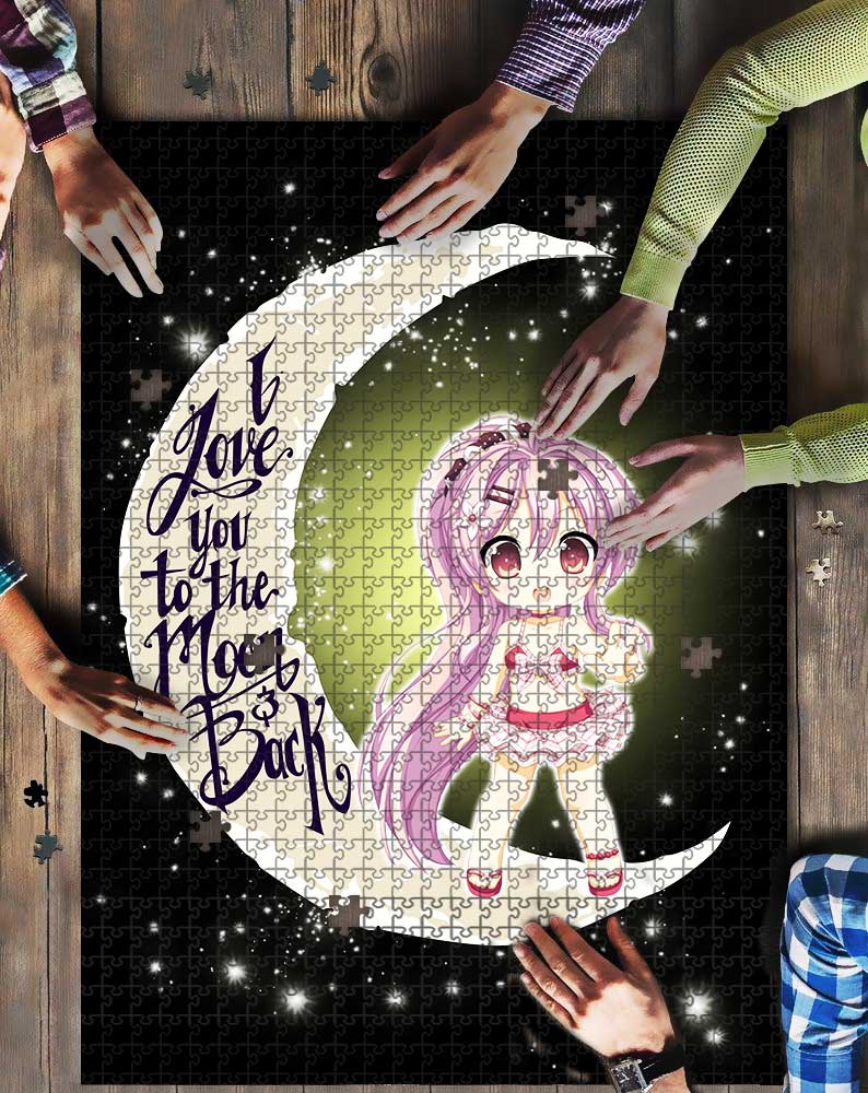 Summer Girl Love To The Moon Mock Jigsaw Puzzle Kid Toys