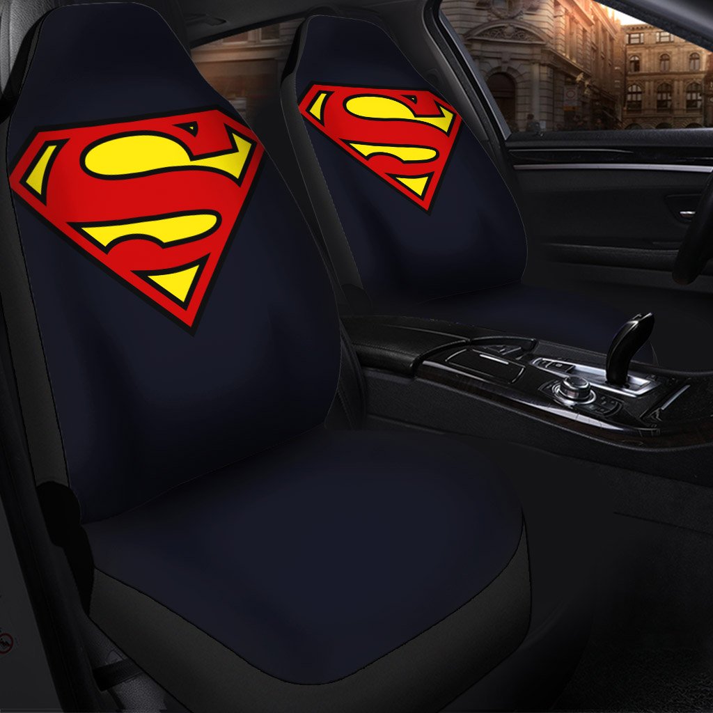 Superman Logo Seat Covers