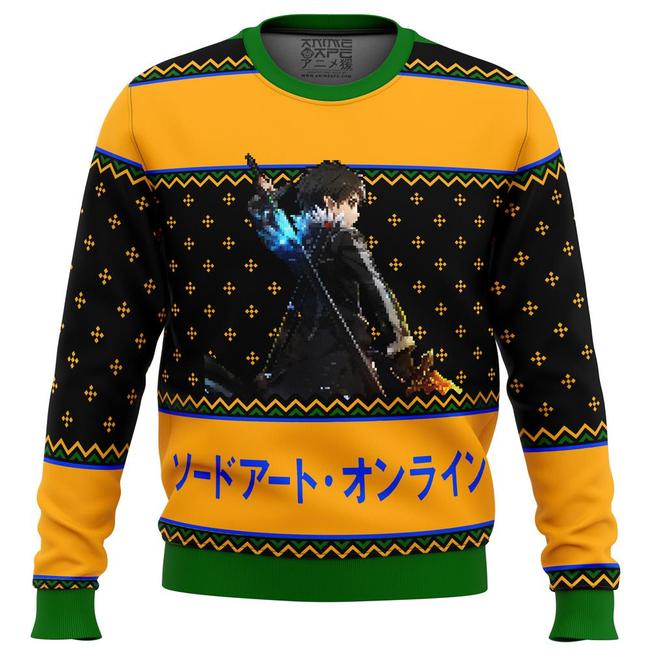 Sword Art Online Beater Premium Ugly Christmas Sweater Amazing Gift Idea Thanksgiving Gift