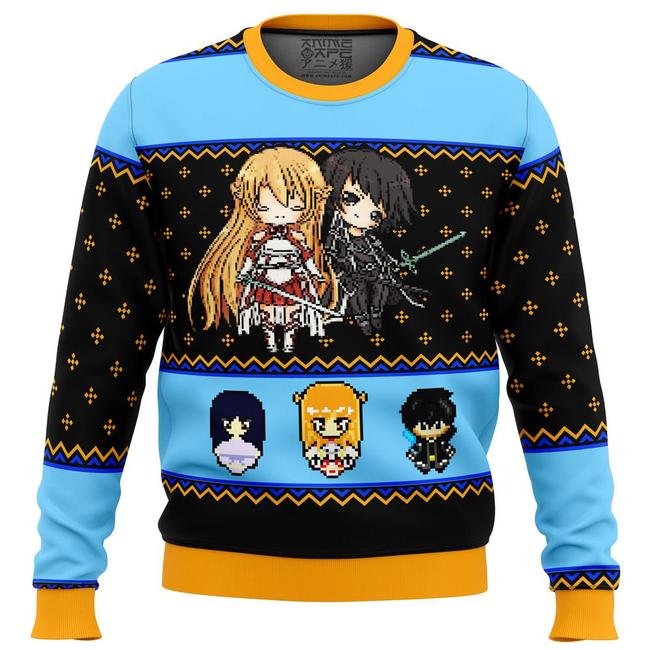 Sword Art Online Sprites Premium Ugly Christmas Sweater Amazing Gift Idea Thanksgiving Gift