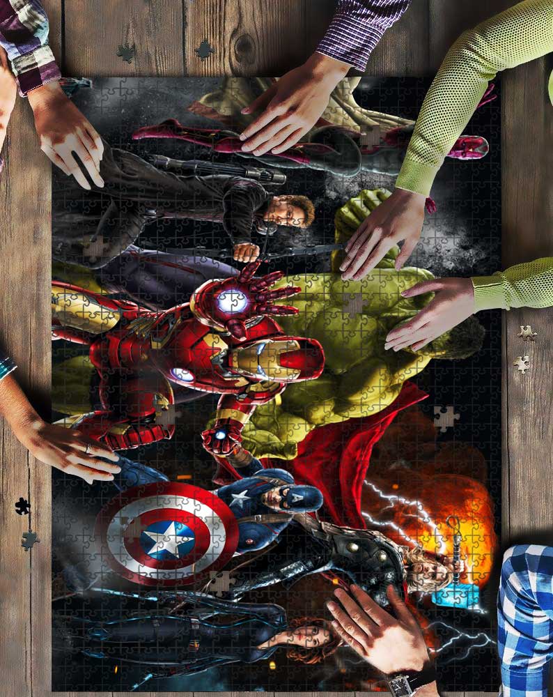 Team Avenger Mock Jigsaw Puzzle