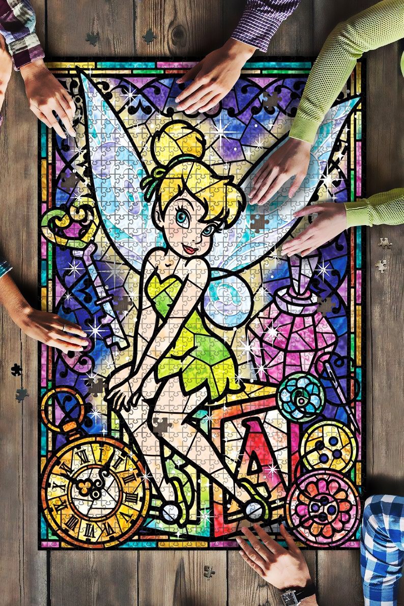 Tinker Bell Glass Jigsaw Puzzle