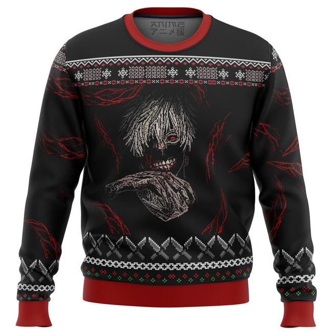 Tokyo Ghoul Dark Kaneki Premium Ugly Christmas Sweater Amazing Gift Idea Thanksgiving Gift