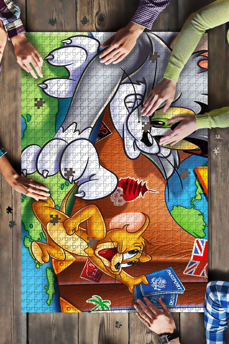 Tom And Jerry 3 Jigsaw Puzzle Mc