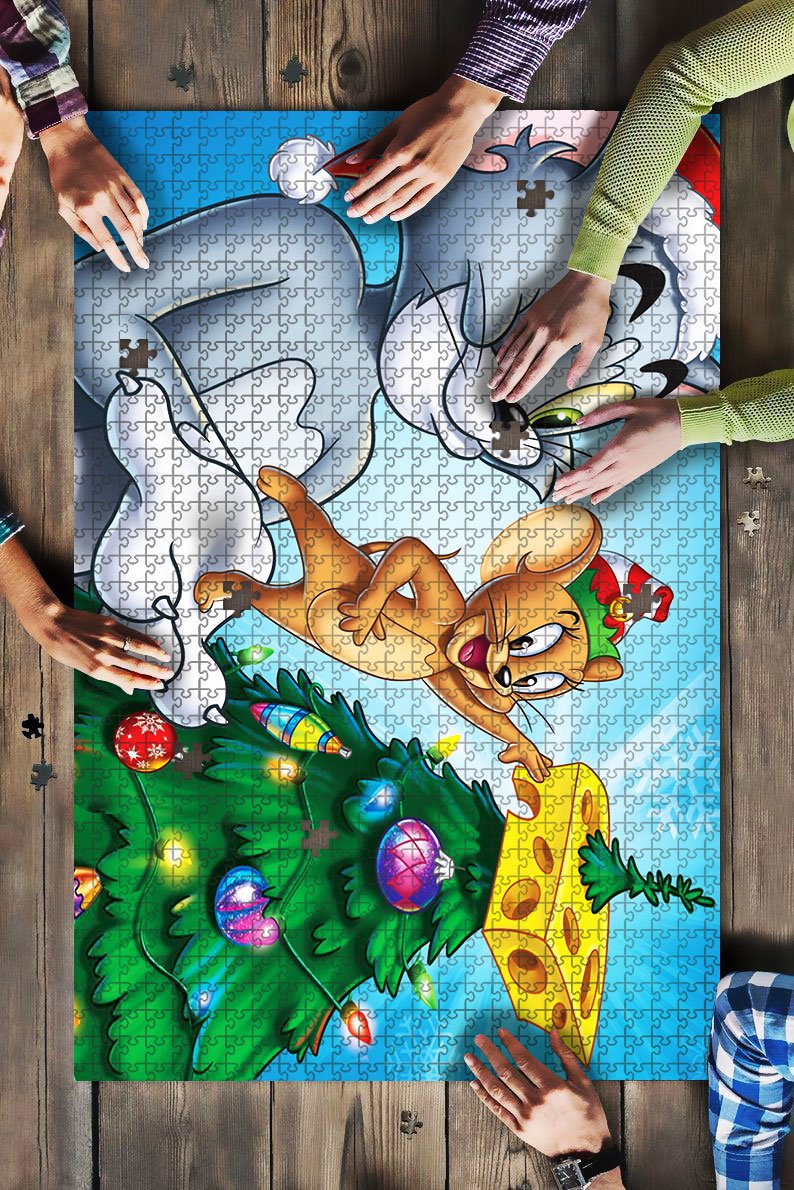 Tom And Jerry Christmas Puzzle Mc