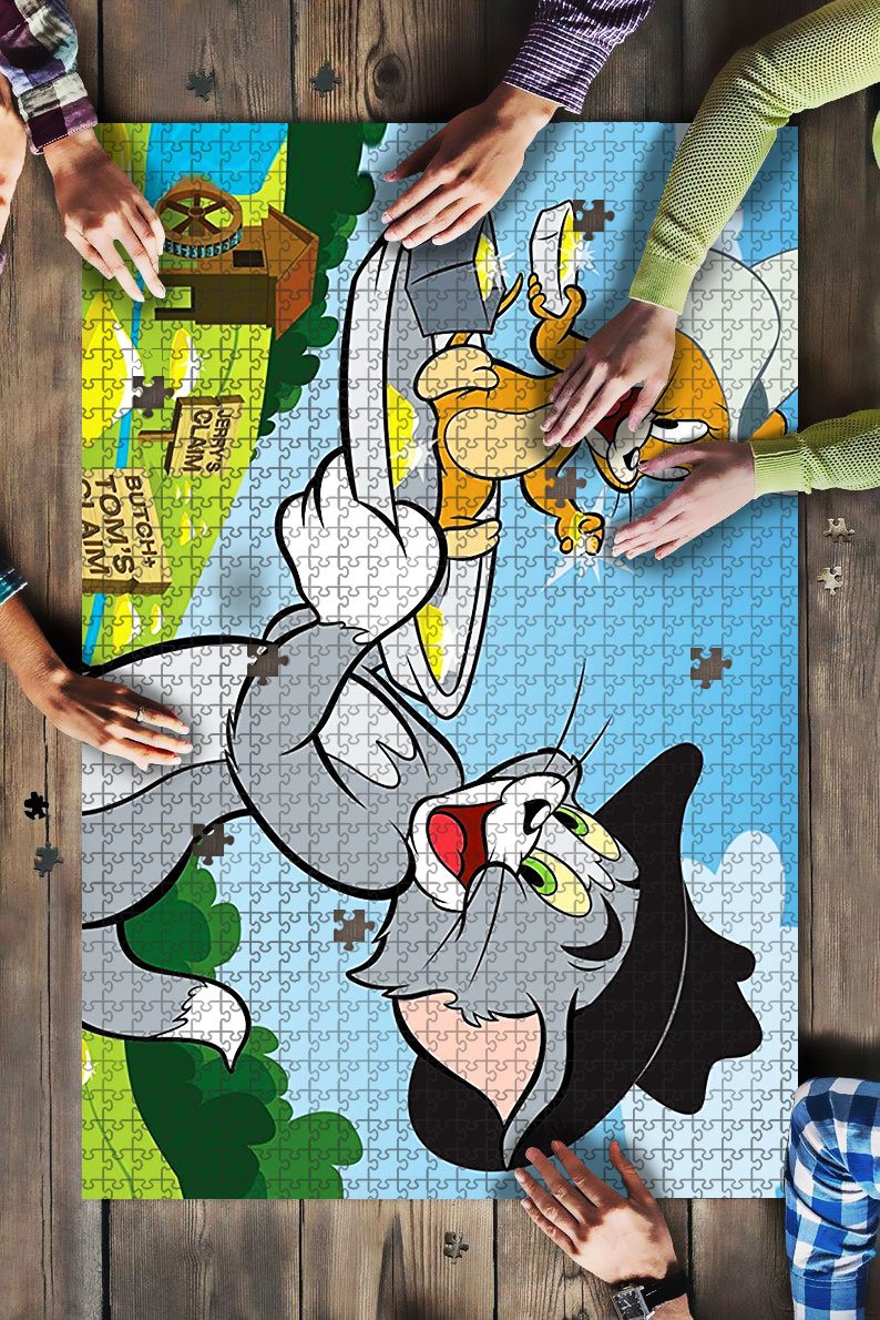 Tom And Jerry Cowboy Puzzle Mc