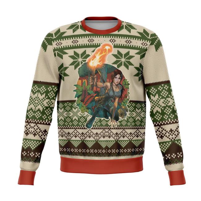 Tomb Raider Premium Ugly Christmas Sweater Amazing Gift Idea Thanksgiving Gift