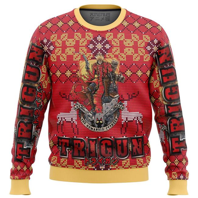 Trigun Alt Premium Ugly Christmas Sweater Amazing Gift Idea Thanksgiving Gift