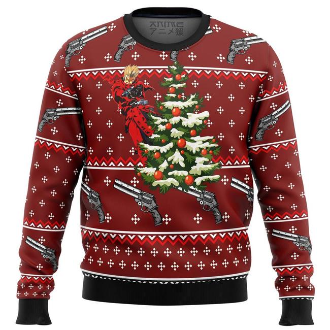 Trigun Vash Premium Ugly Christmas Sweater Amazing Gift Idea Thanksgiving Gift
