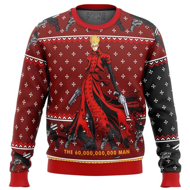 Trigun Vash The Stampede Premium Ugly Christmas Sweater Amazing Gift Idea Thanksgiving Gift