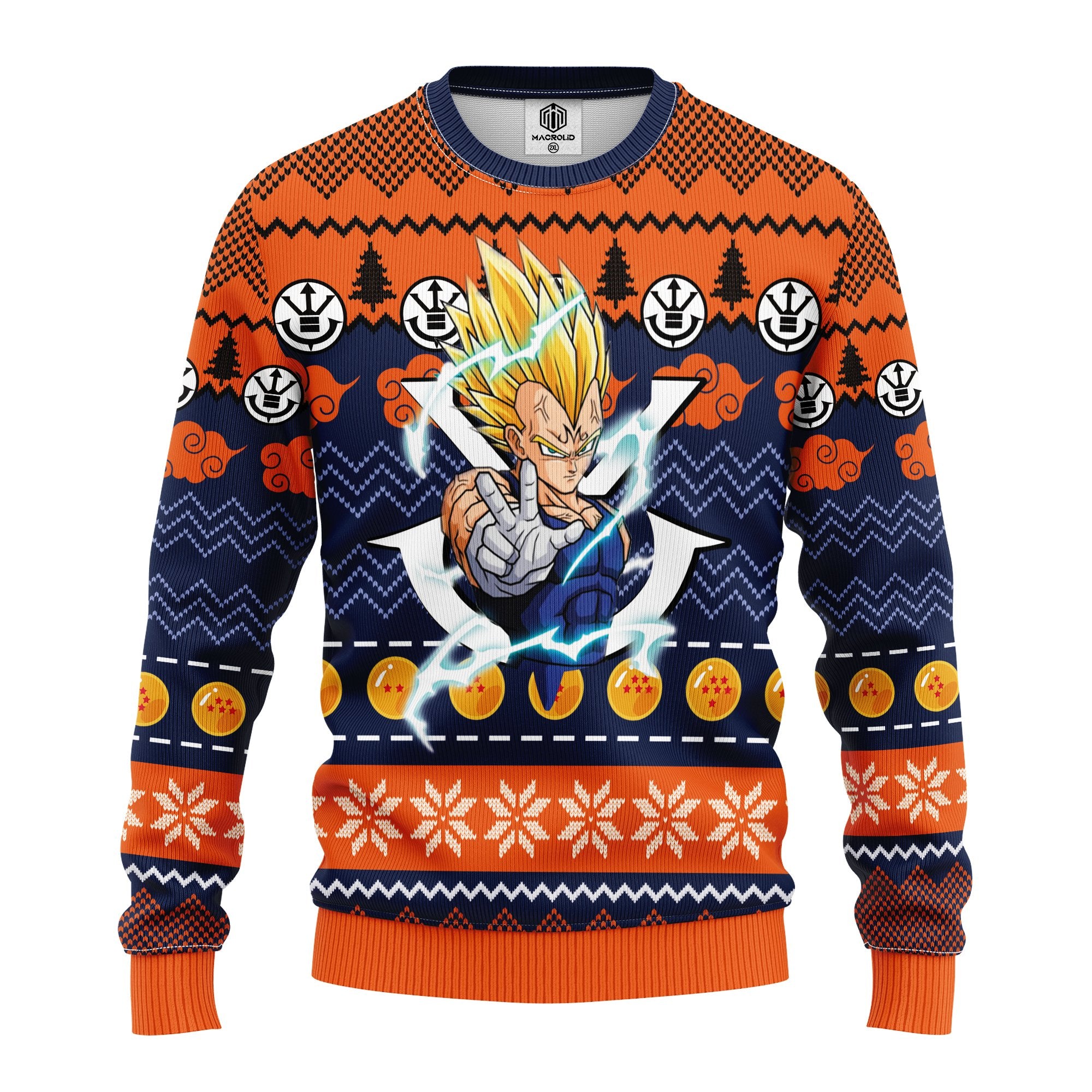 Majin Vegeta Dragon Ball Ugly Christmas Sweater Amazing Gift Idea Thanksgiving Gift