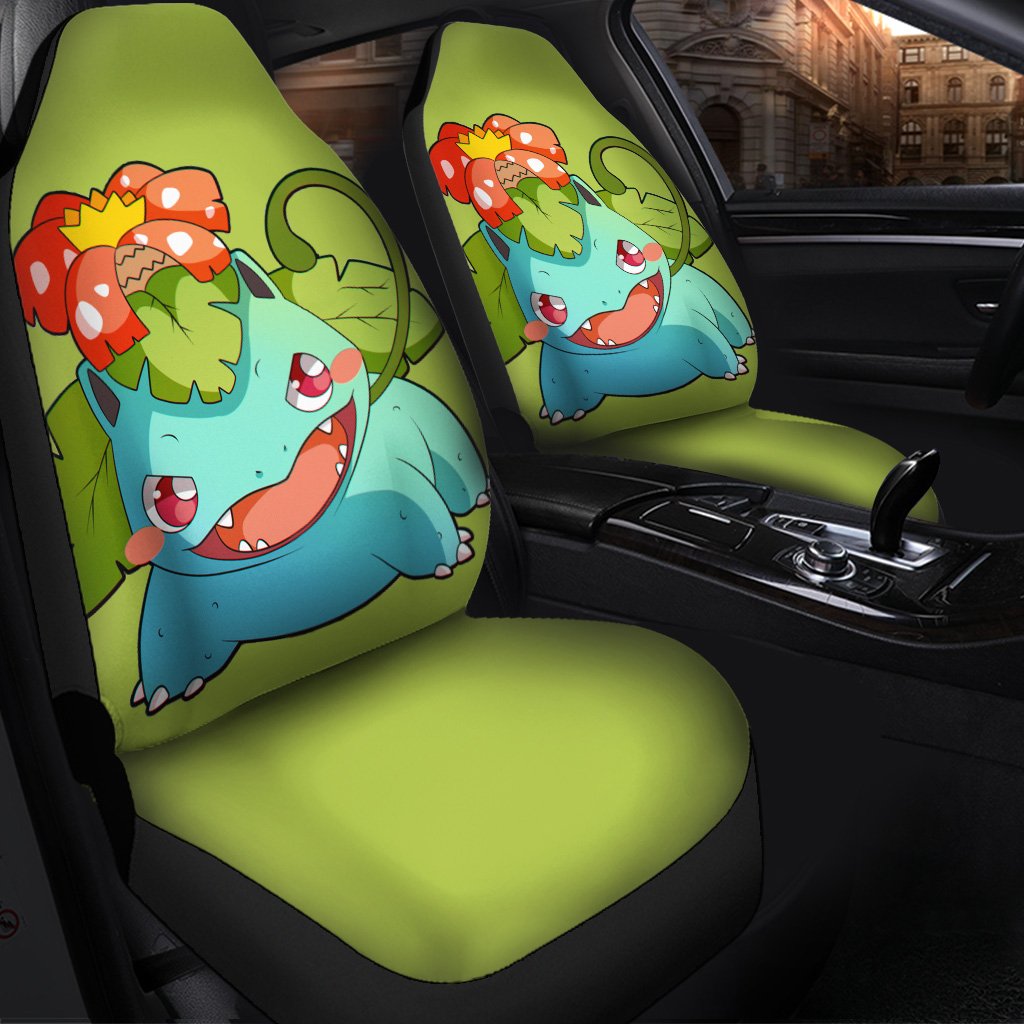 Venusaur Pokemon Chibi Seat Covers
