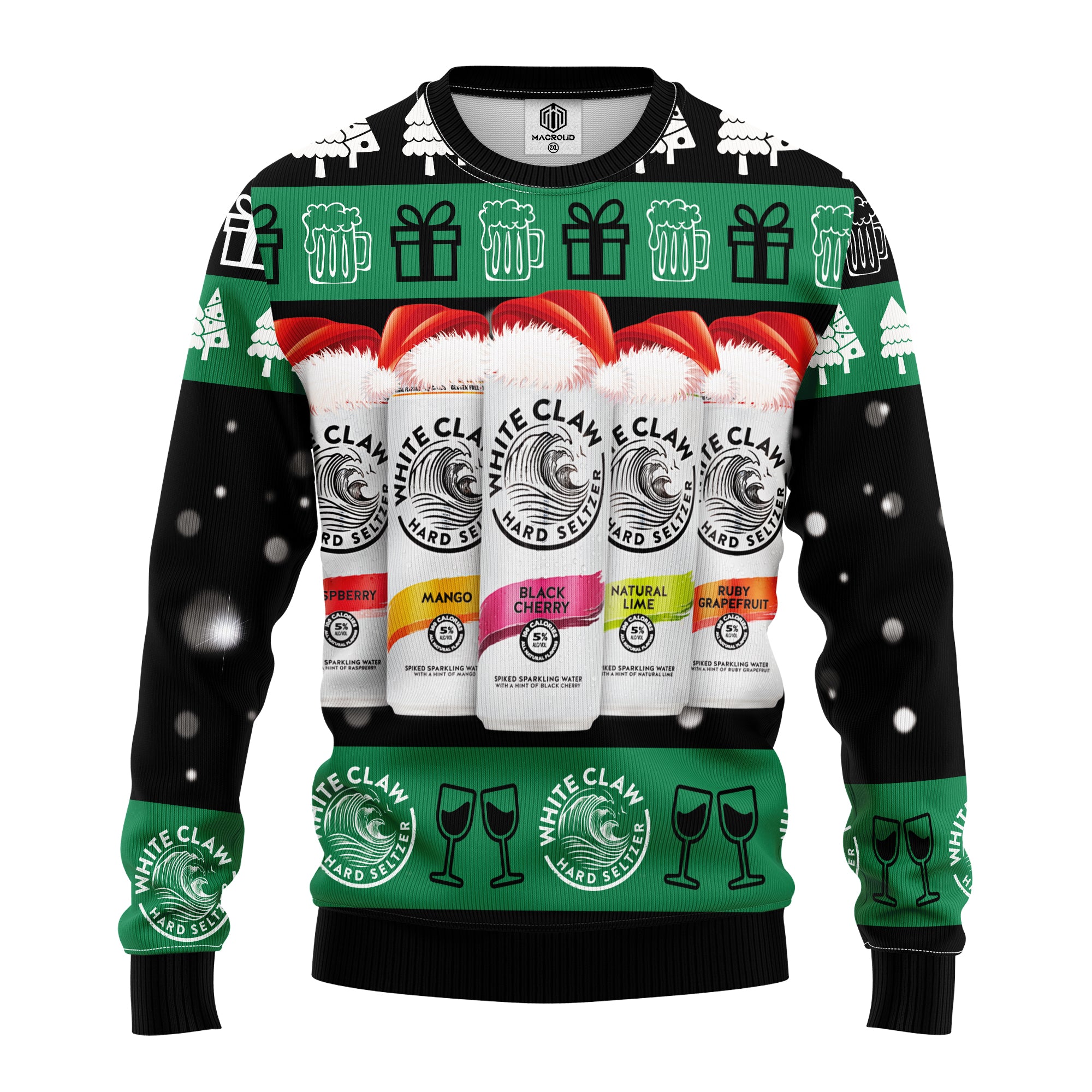 White Claw Beer Ugly Christmas Sweater Amazing Gift Idea Thanksgiving Gift