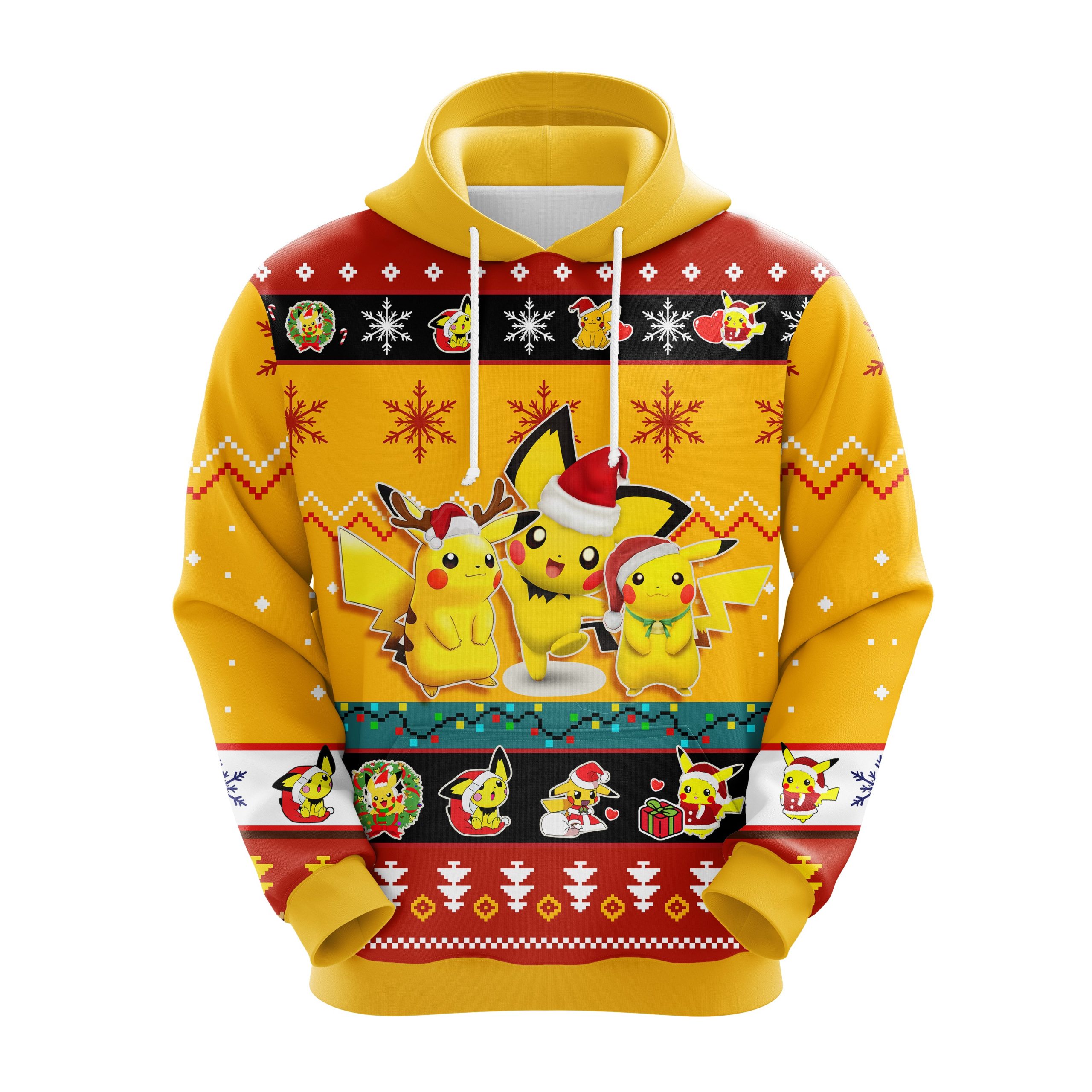 Pikachu 1 Christmas Noel Mc Ugly Hoodie Amazing Gift Idea Thanksgiving Gift