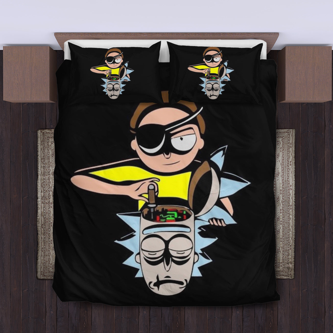 Rick And Morty Bedding Set 6 Duvet Cover And Pillowcase Set