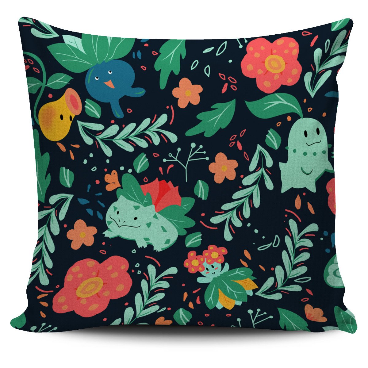 Pokemon Grass Pillow Cover 1