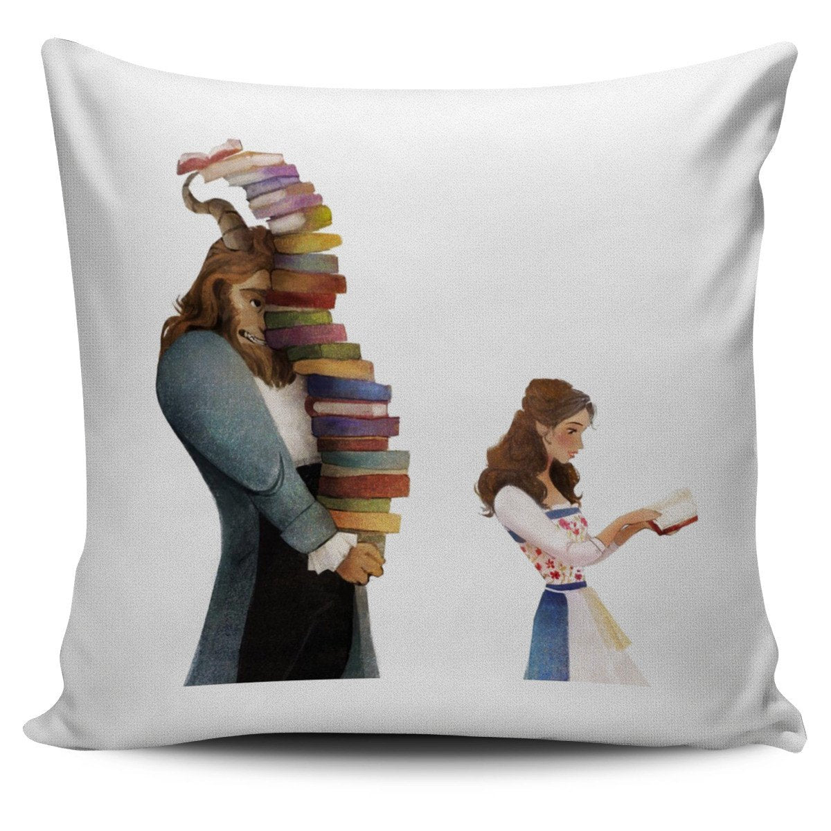 Beauty And The Beast Pillow Cover