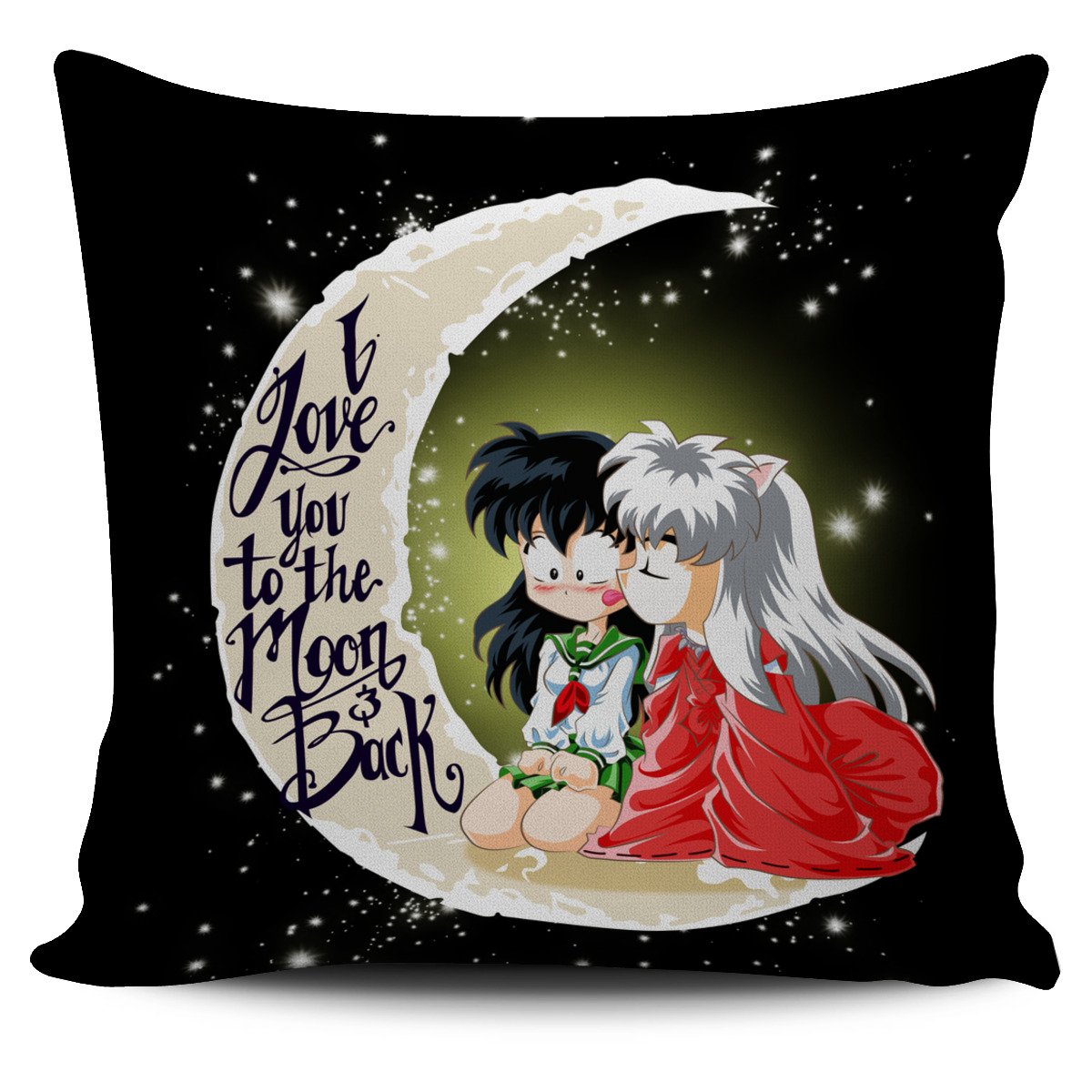 Inuyasha Kagome Pillow Cover 3