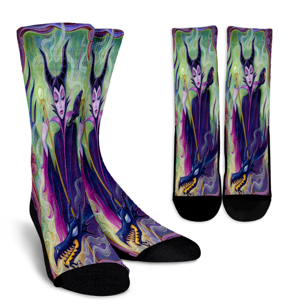 Maleficent Socks 3