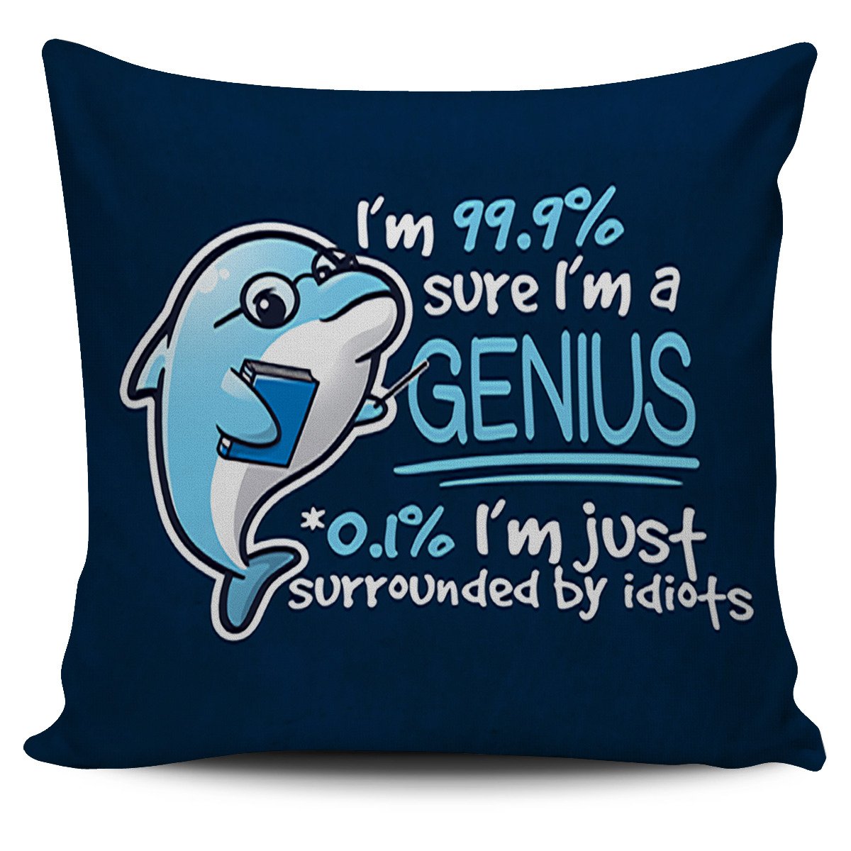 Dolphin Pillow Cover