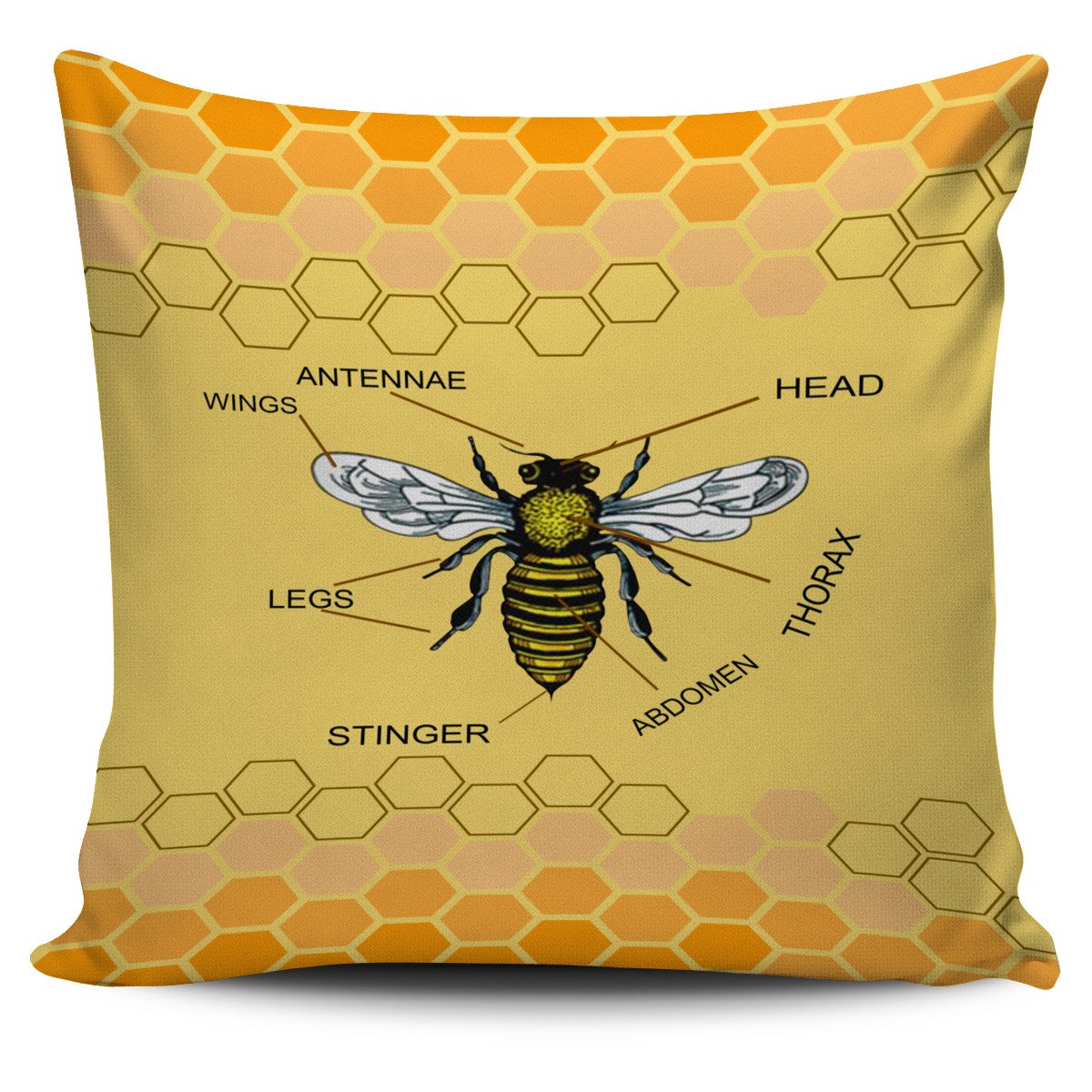 Honey Bee Pillow Covers