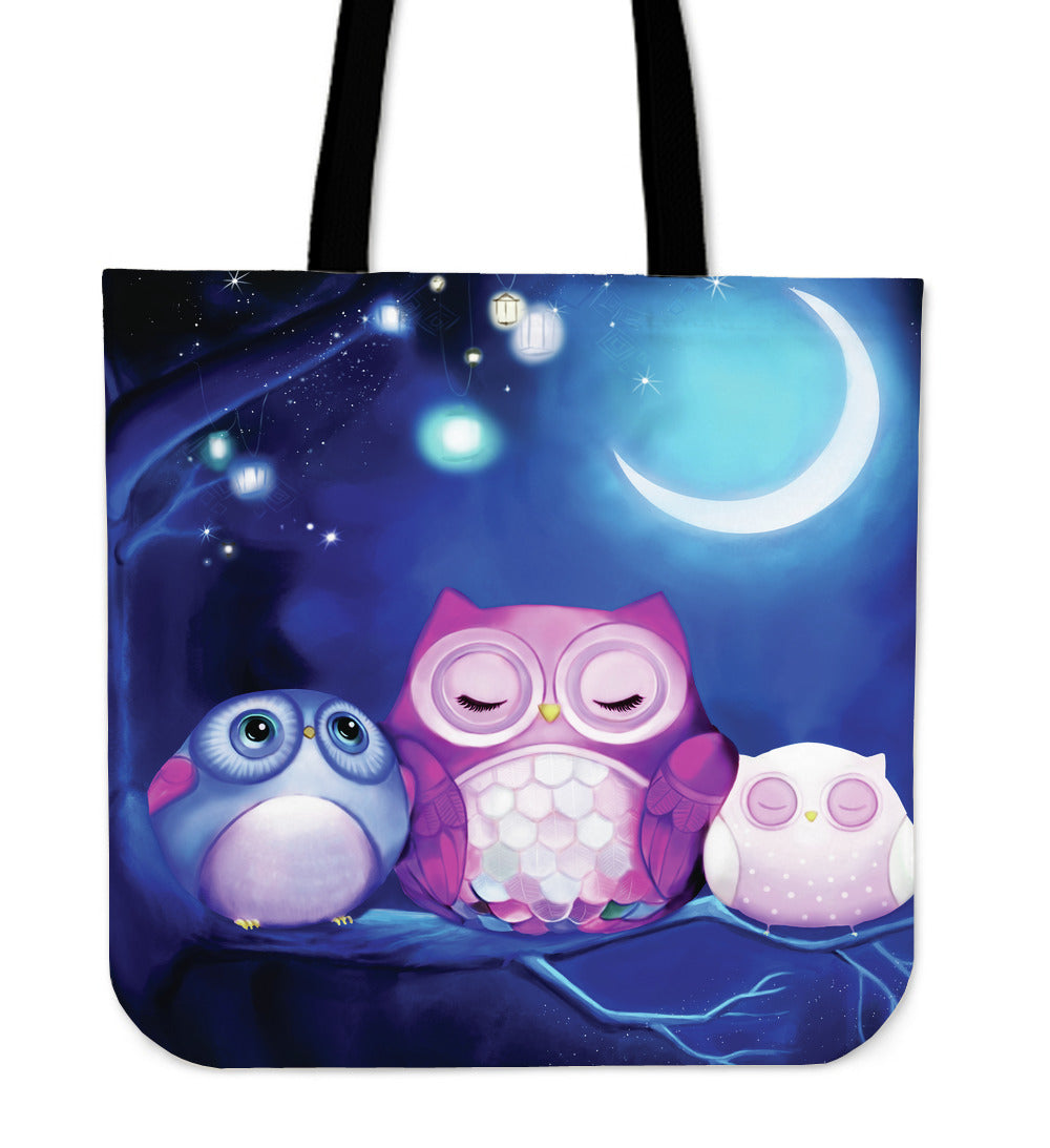 Owl Cute Night Tote Bag