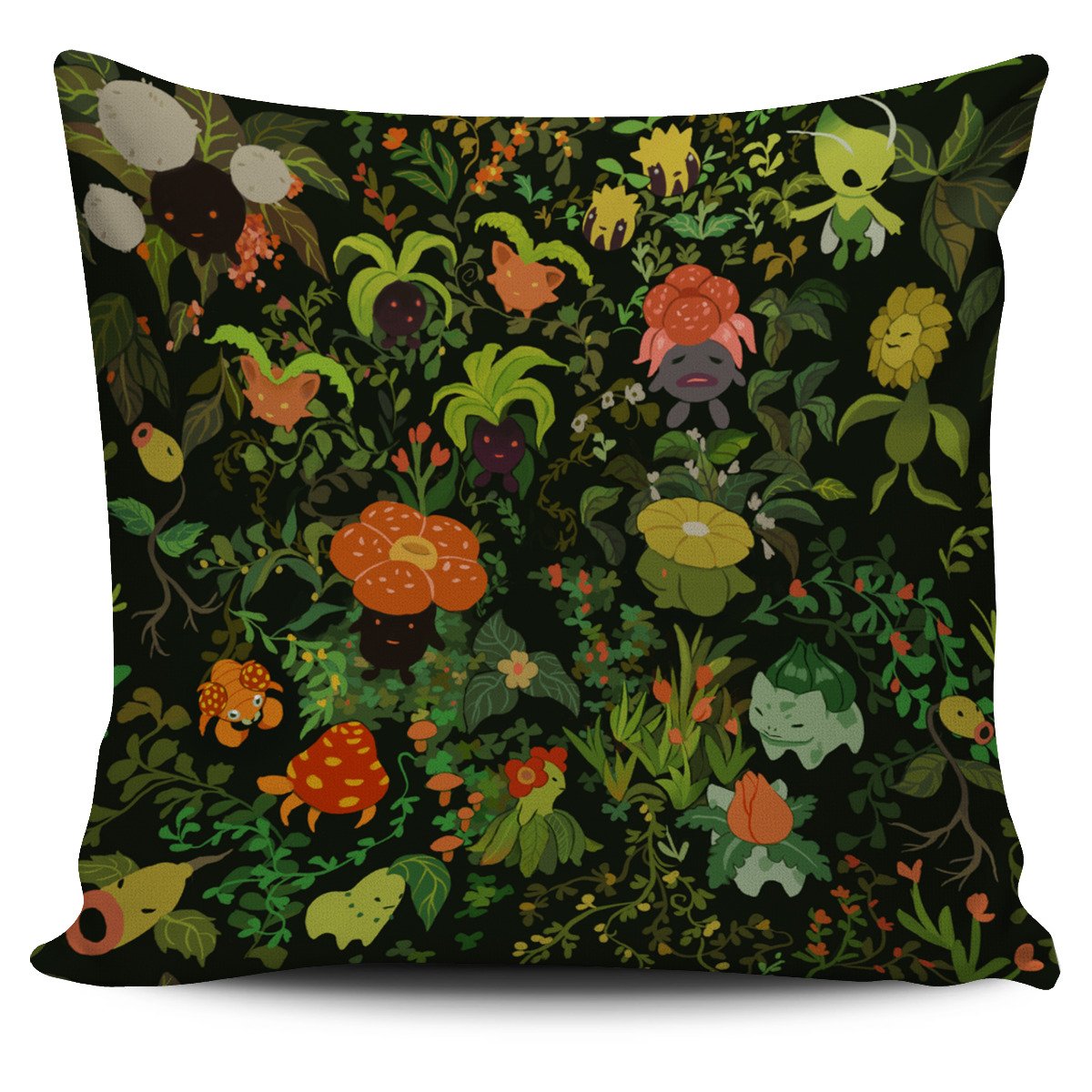 Pokemon Grass Pillow Cover