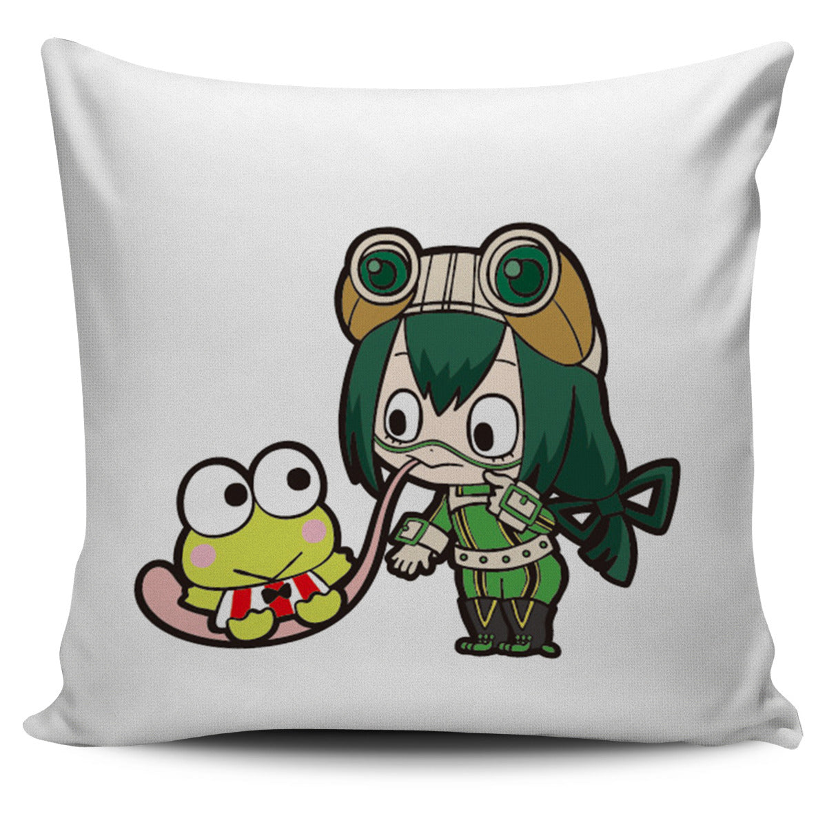 Tsuyu Asui & Kero Kero Keroppi Pillow Covers