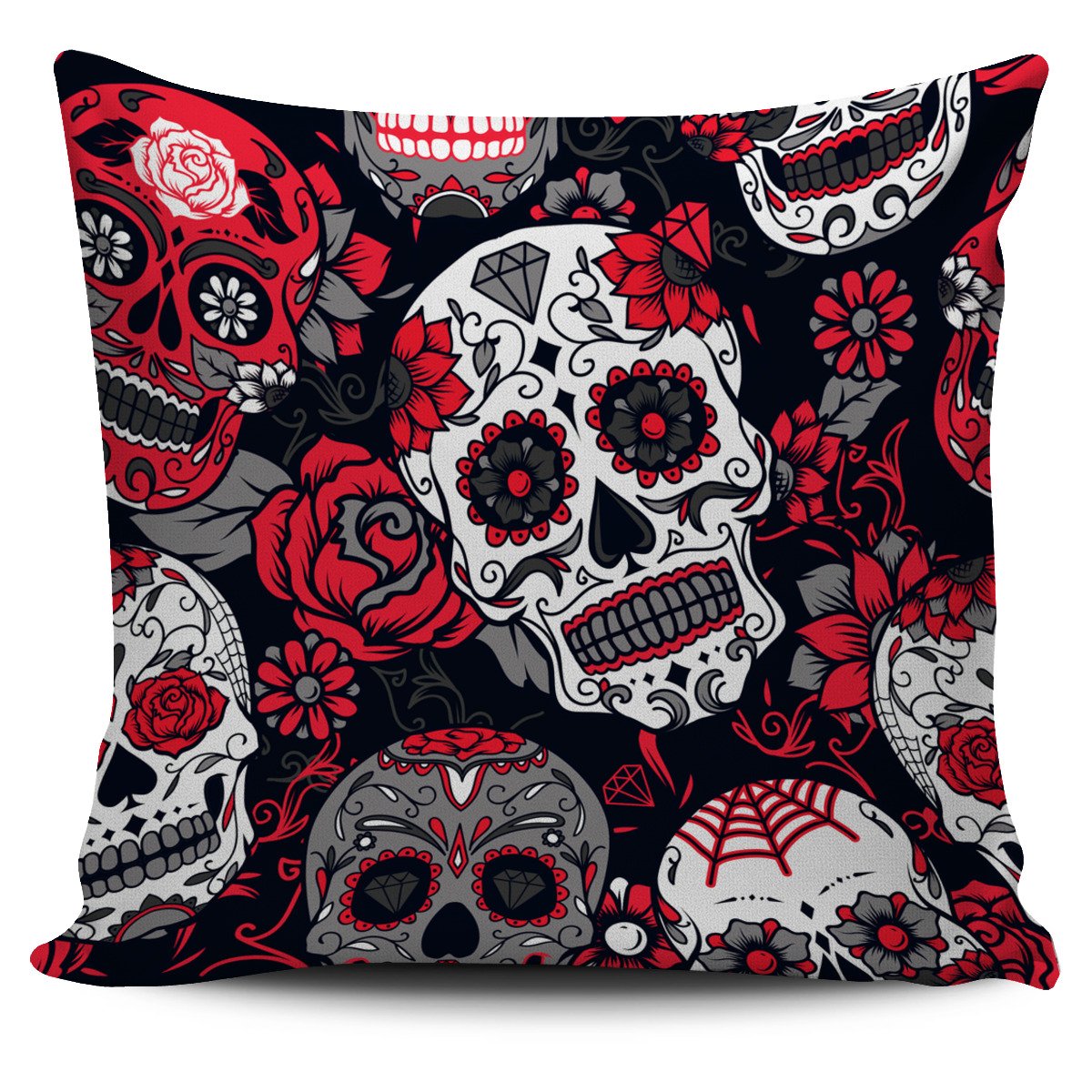 Skull Pillow Cover