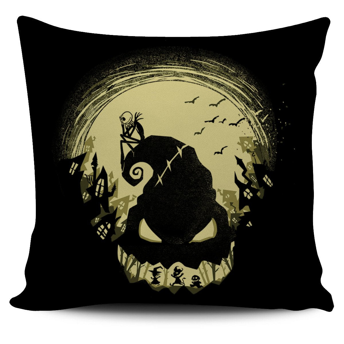 Nightmare Before Christmas Pillow Cover