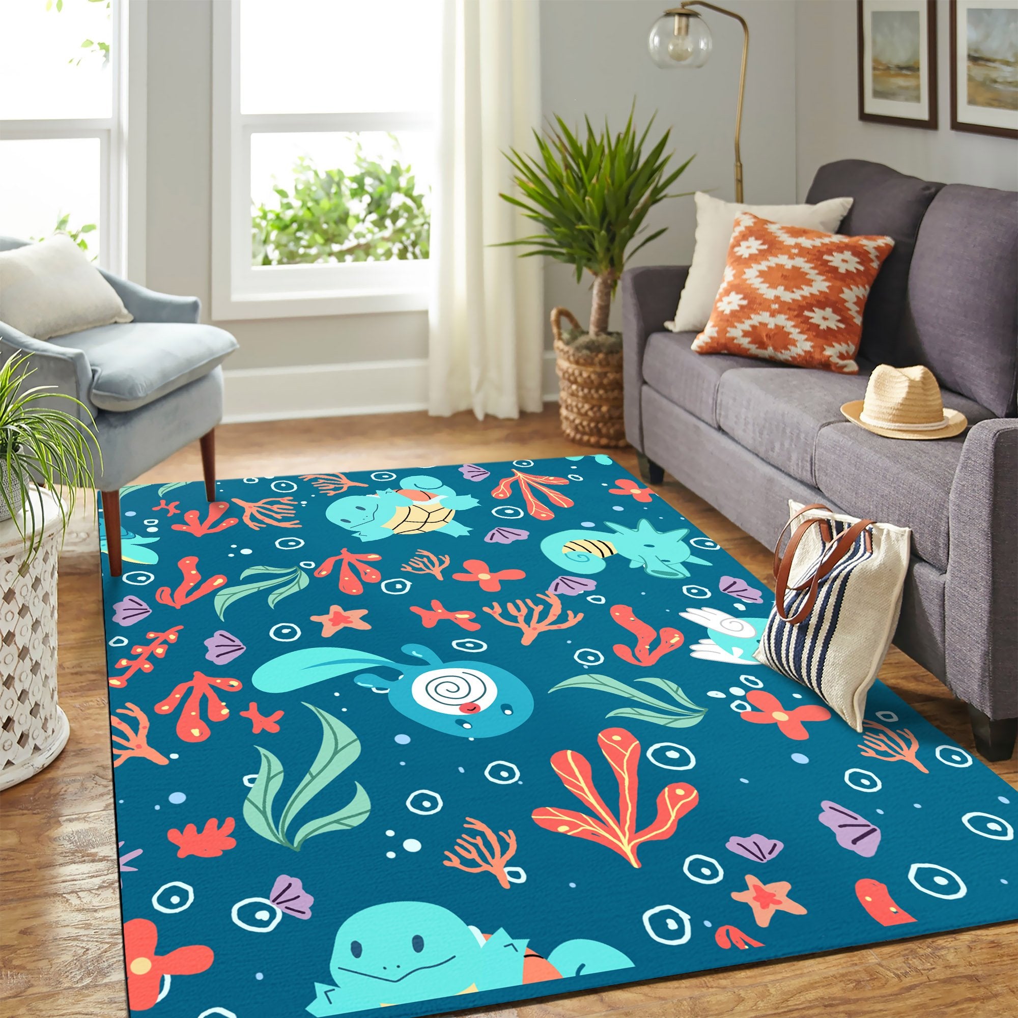 Pokemon Water Carpet