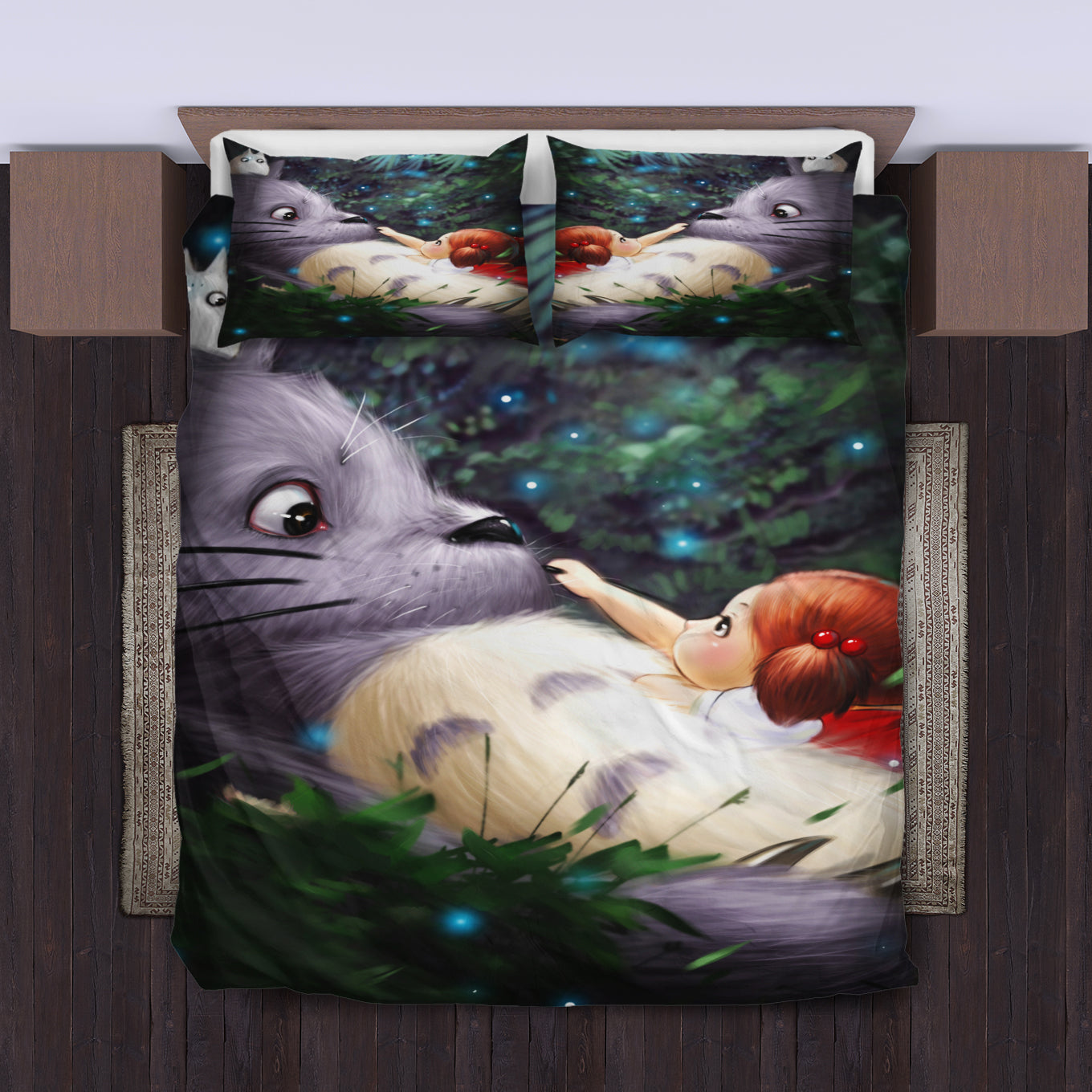 My Neighbor Totoro Bedding Set 2 Duvet Cover And Pillowcase Set