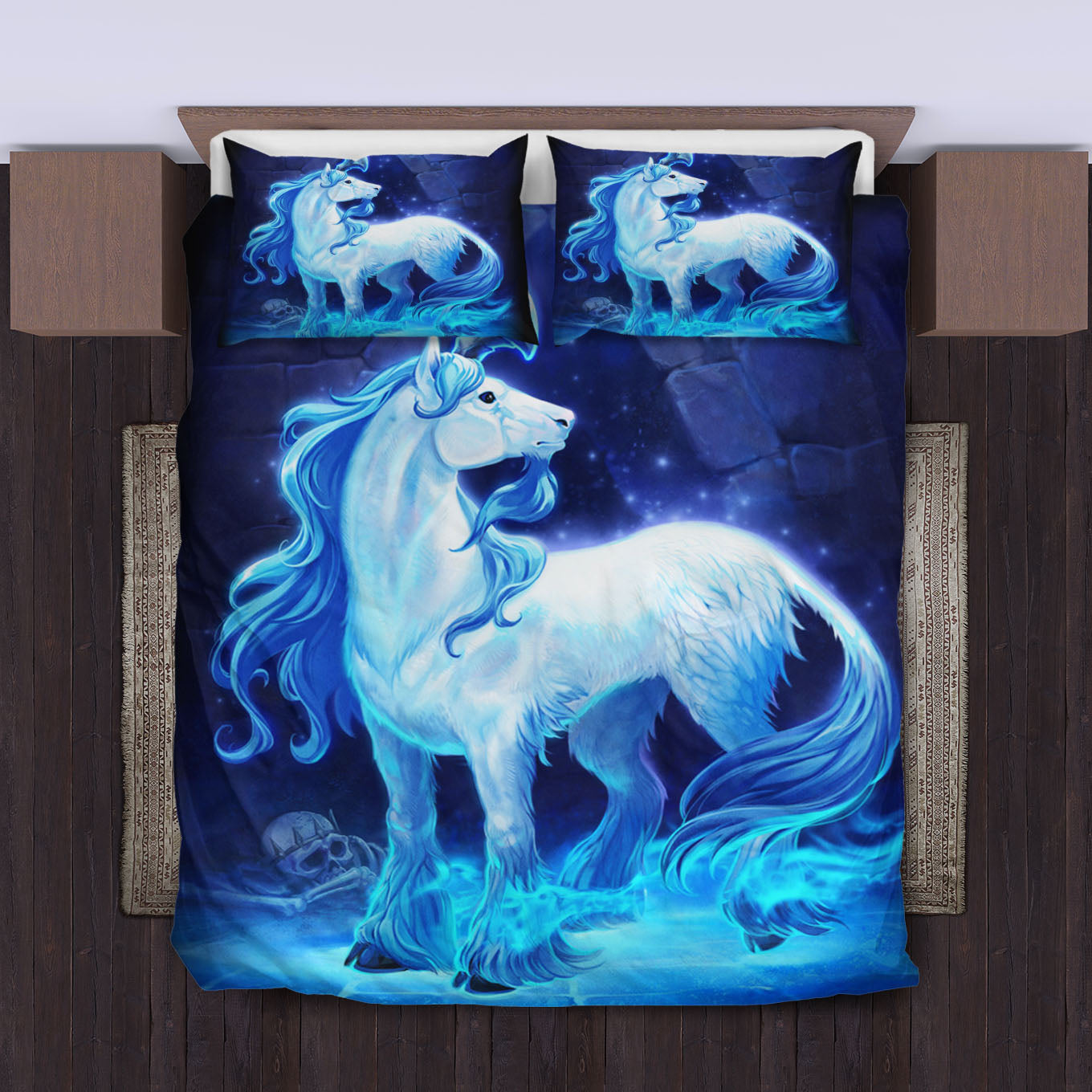 Unicorn Bedding Set 2 Duvet Cover And Pillowcase Set