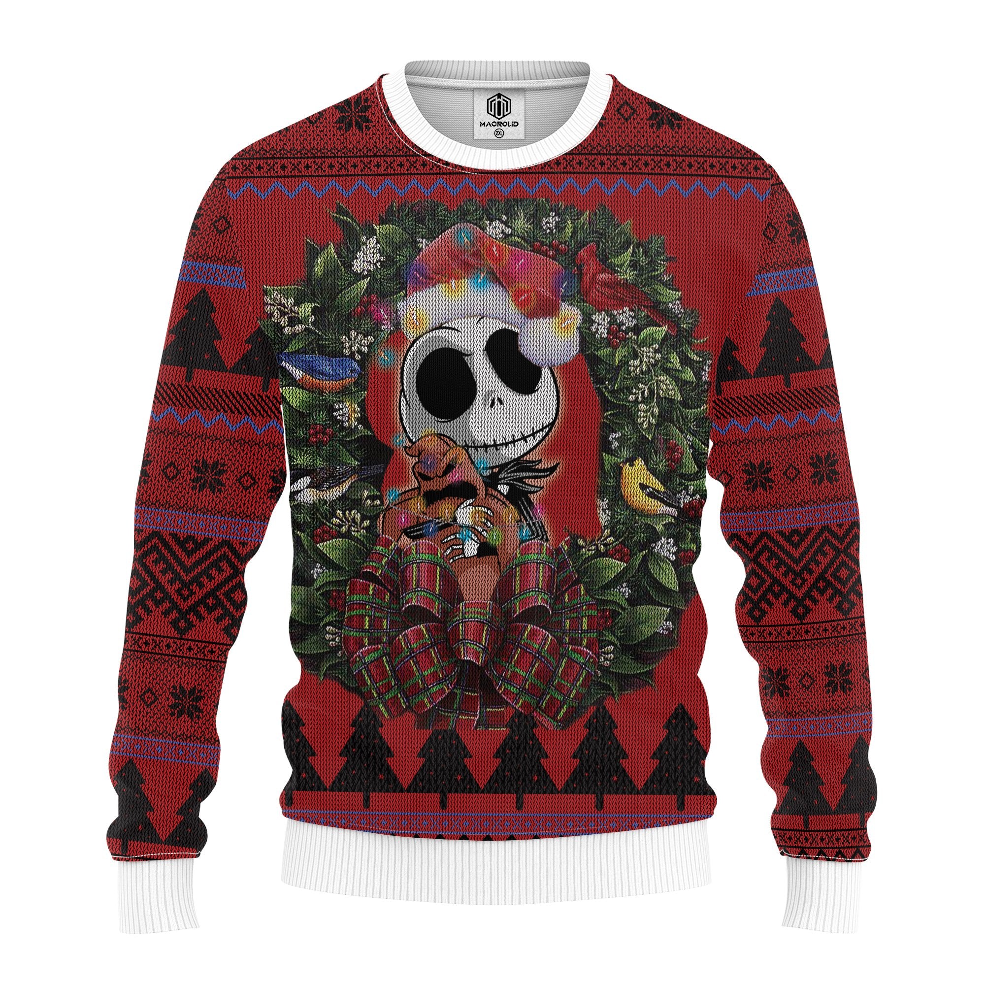 Cute Jack Nightmare Before Christmas Mc Ugly Christmas Sweater Thanksgiving Gift