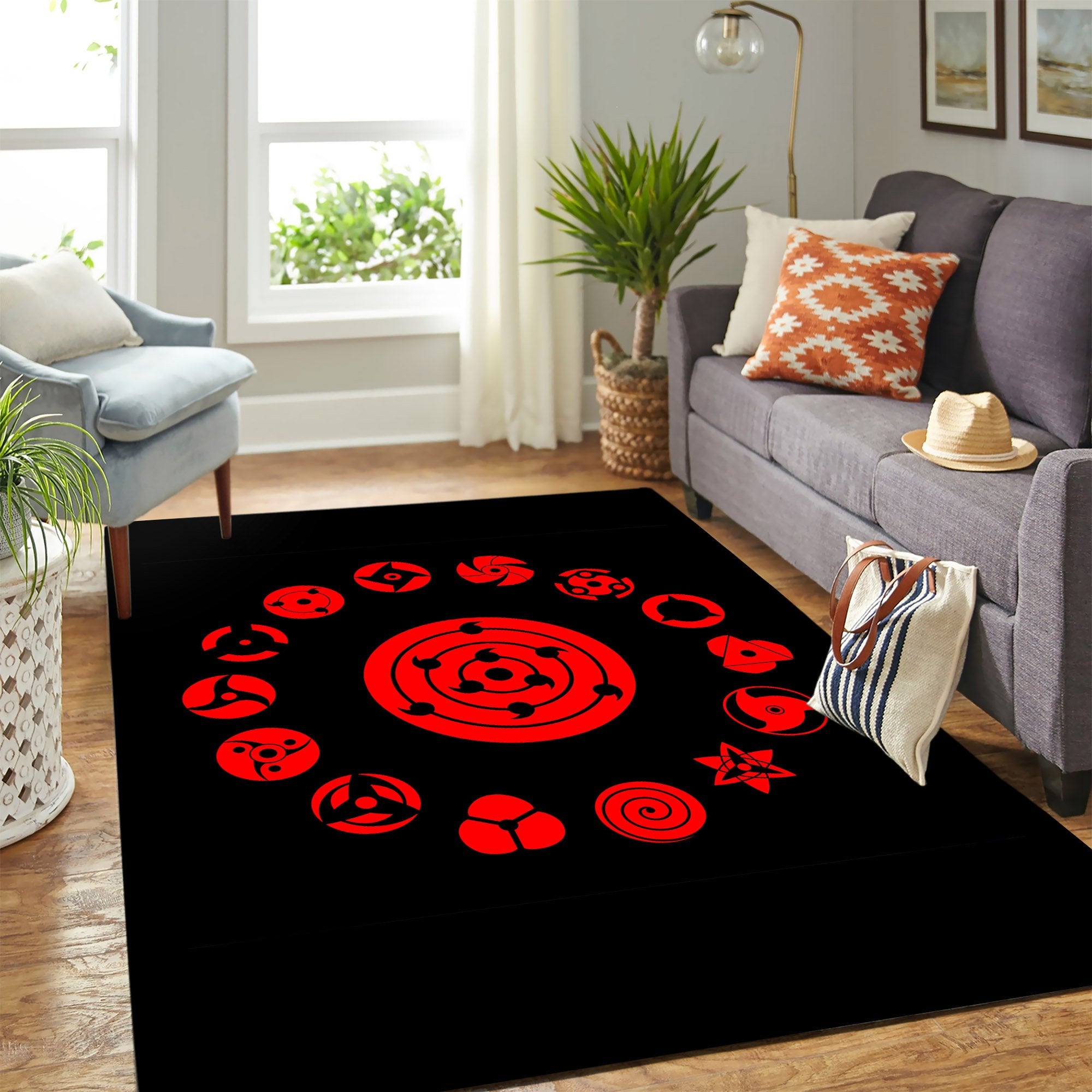 Mangekyo Sharingan Eyes Carpet