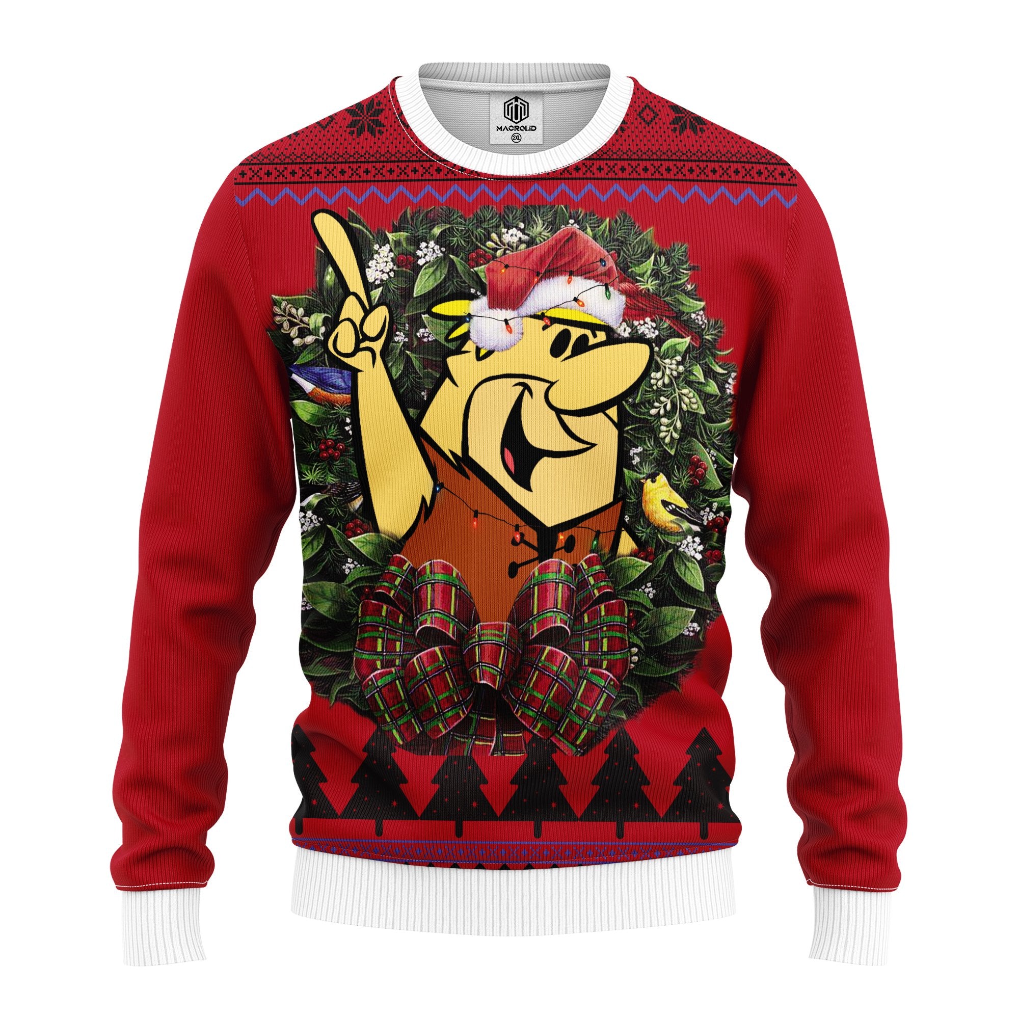 Classic Flintstone Noel Mc Ugly Christmas Sweater Thanksgiving Gift